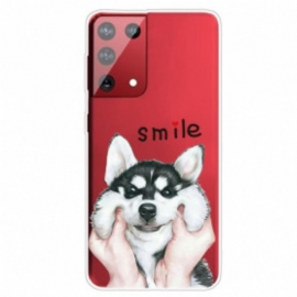 Deksel Til Samsung Galaxy S21 Ultra 5G Smil Hund