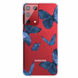 Deksel Til Samsung Galaxy S21 Ultra 5G Ville Sommerfugler