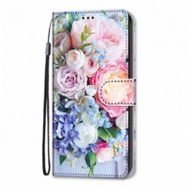 Folio Deksel Til Samsung Galaxy S21 Ultra 5G Floral Wonder