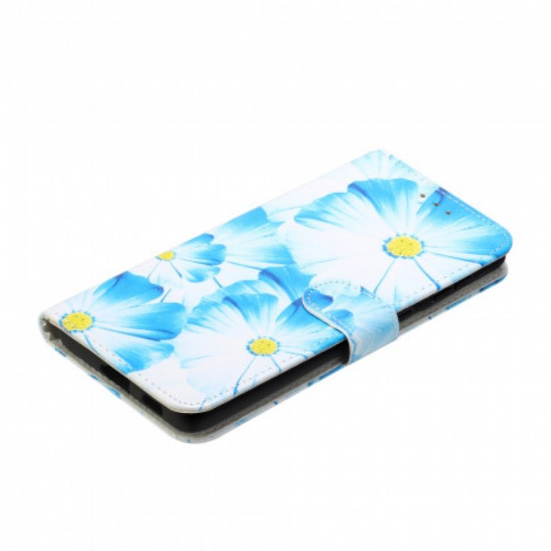 Folio Deksel Til Samsung Galaxy S21 Ultra 5G Gale Blomster