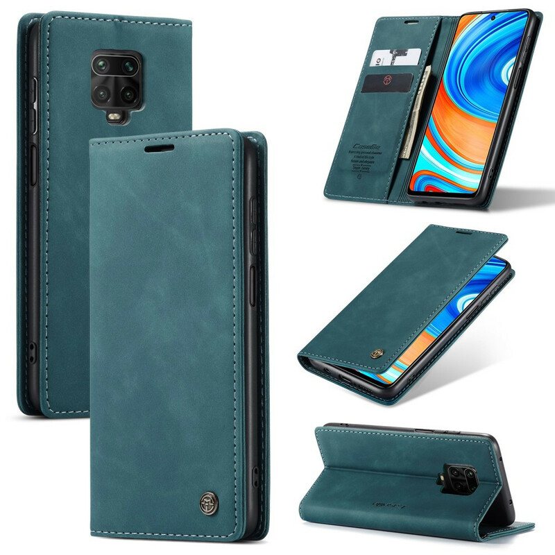 Beskyttelse Deksel Til Xiaomi Redmi Note 9S / 9 Pro Folio Deksel Caseme Imitert Skinn