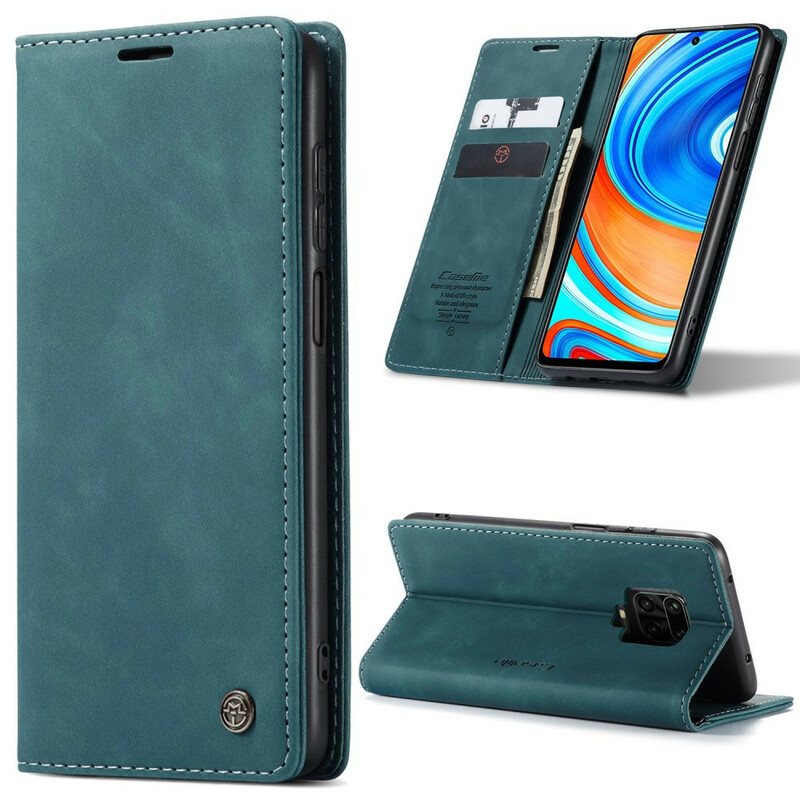 Beskyttelse Deksel Til Xiaomi Redmi Note 9S / 9 Pro Folio Deksel Caseme Imitert Skinn