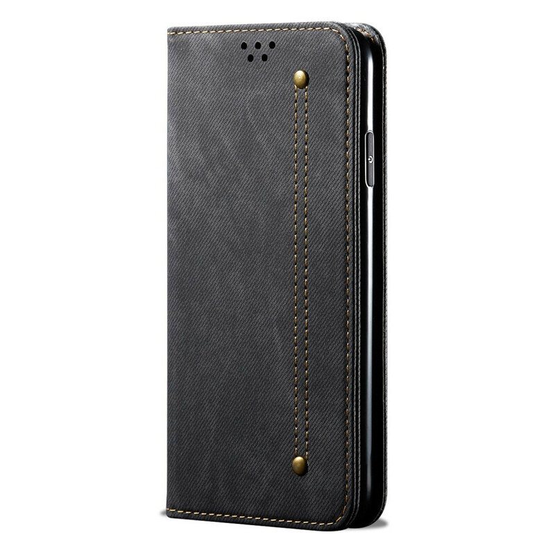 Beskyttelse Deksel Til Xiaomi Redmi Note 9S / 9 Pro Folio Deksel Denim Stoff