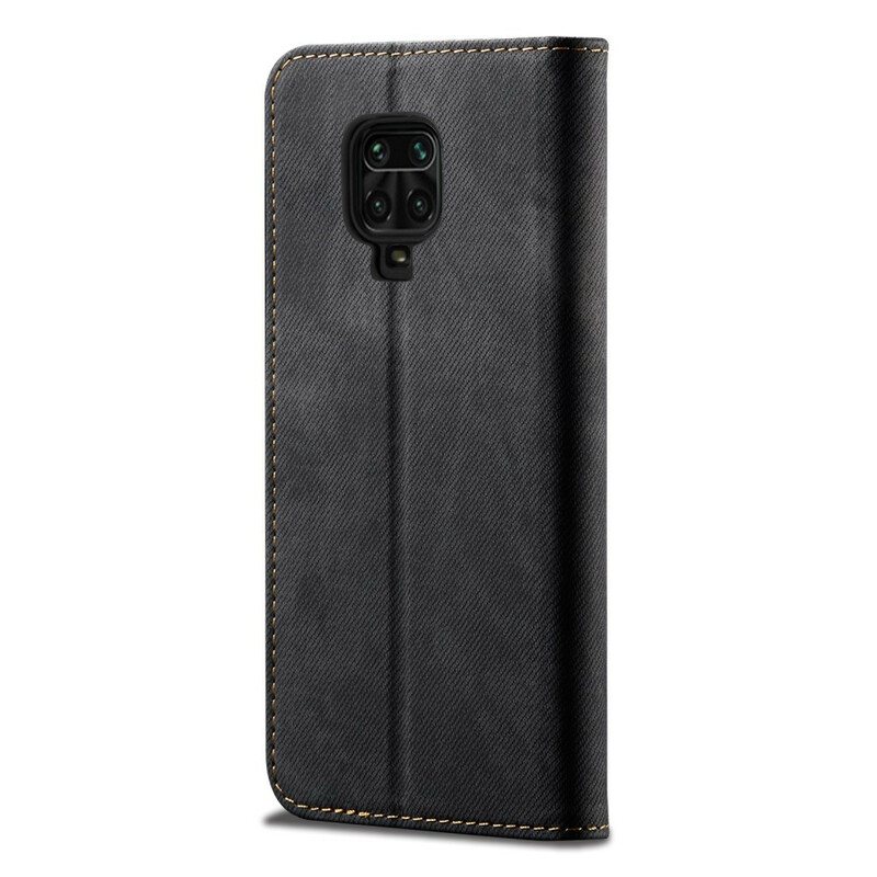 Beskyttelse Deksel Til Xiaomi Redmi Note 9S / 9 Pro Folio Deksel Denim Stoff