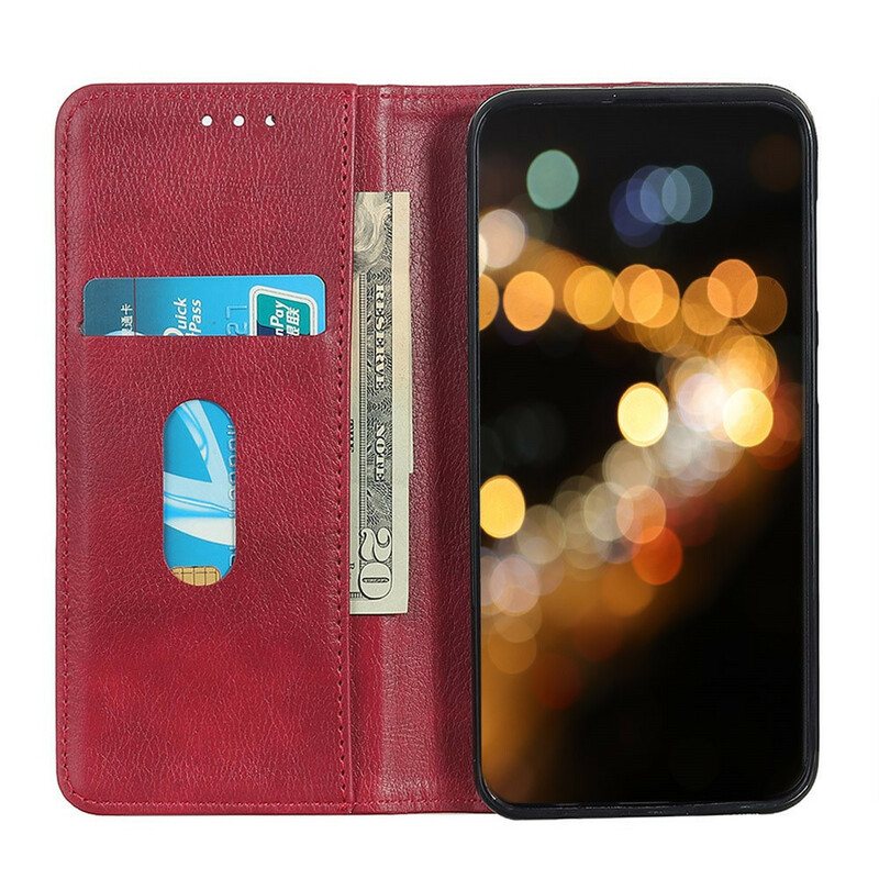 Beskyttelse Deksel Til Xiaomi Redmi Note 9S / 9 Pro Folio Deksel Elegance Split Leather