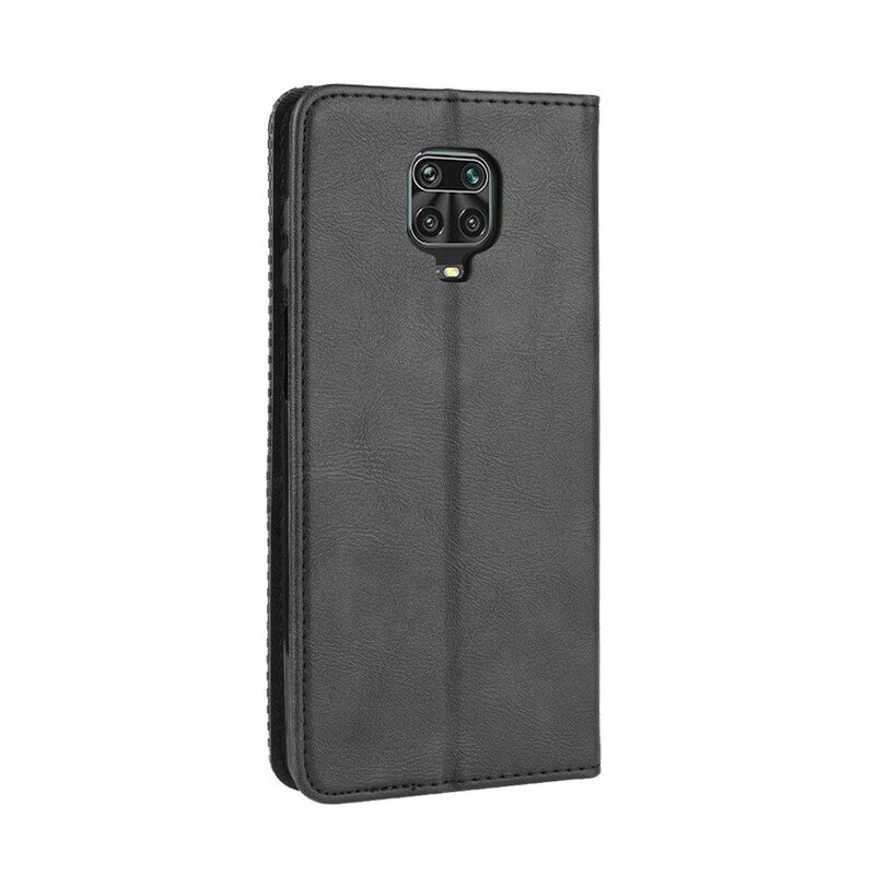 Beskyttelse Deksel Til Xiaomi Redmi Note 9S / 9 Pro Folio Deksel Stilisert Vintage Skinneffekt