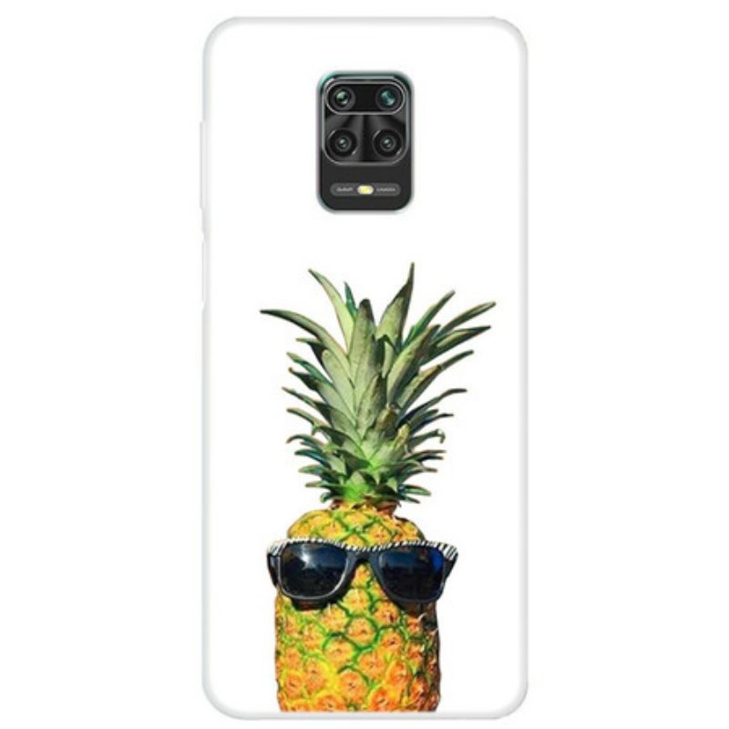 Deksel Til Xiaomi Redmi Note 9S / 9 Pro Ananas Med Briller