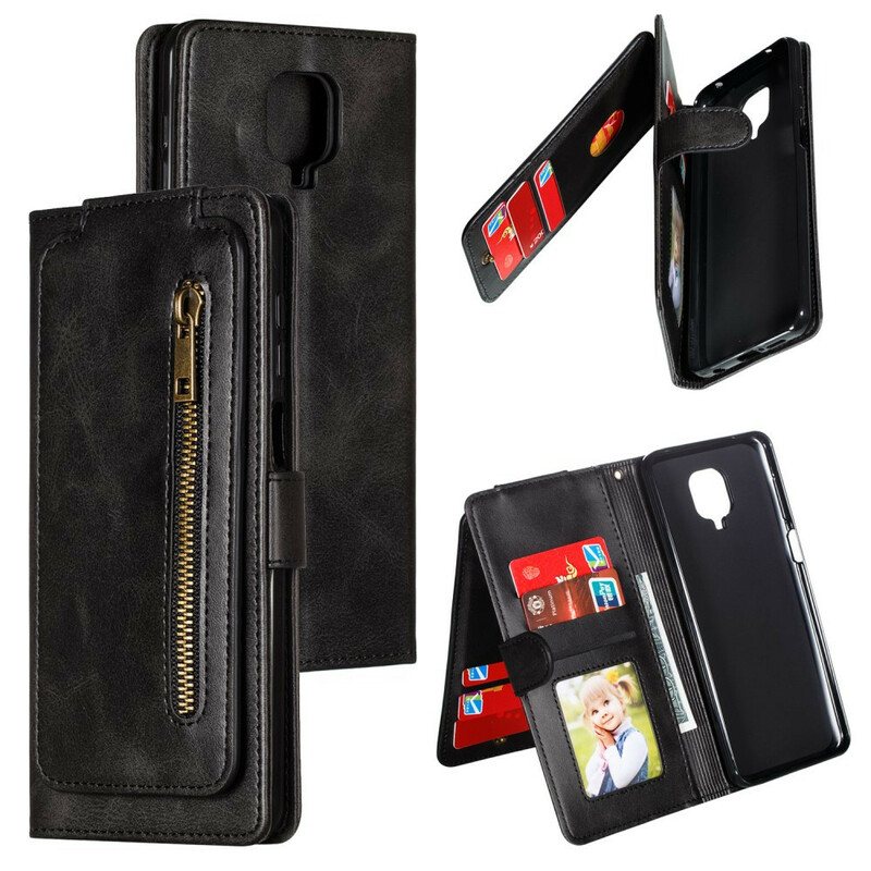 Folio Deksel Til Xiaomi Redmi Note 9S / 9 Pro Med Kjede Lanyard-forestillinger