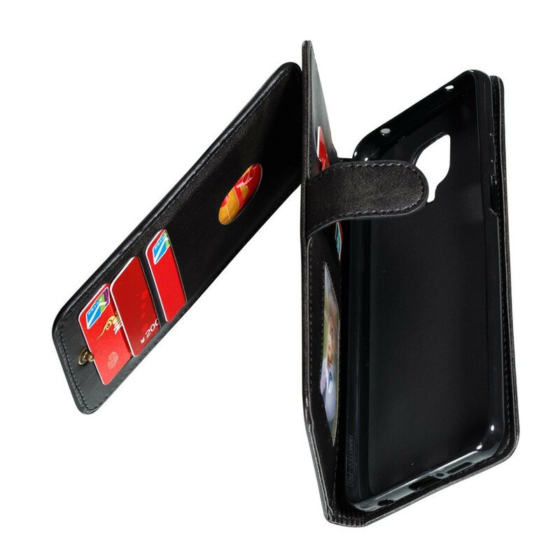 Folio Deksel Til Xiaomi Redmi Note 9S / 9 Pro Med Kjede Lanyard-forestillinger