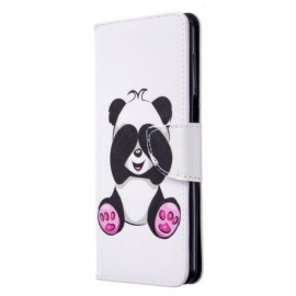 Folio Deksel Til Xiaomi Redmi Note 9S / 9 Pro Panda Moro