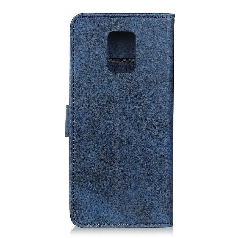 Folio Deksel Til Xiaomi Redmi Note 9S / 9 Pro Retro Matt Skinneffekt