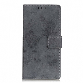 Folio Deksel Til Xiaomi Redmi Note 9S / 9 Pro Vintage Skinneffekt