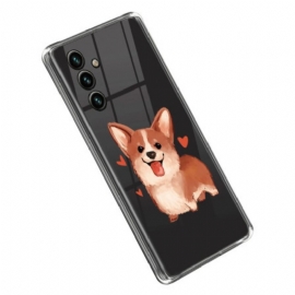 Deksel Til Samsung Galaxy A14 / A14 5G Gjennomsiktig Hund
