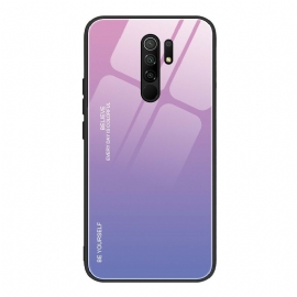 Deksel Til Xiaomi Redmi 9 Herdet Glass Vær Deg Selv