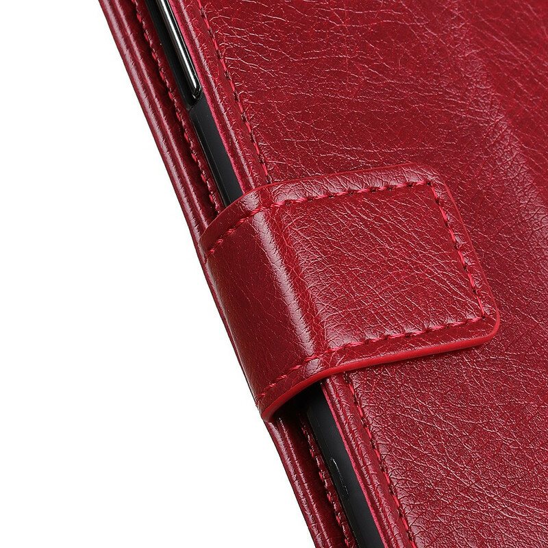 Folio Deksel Til Xiaomi Redmi 9 Stil Nappa Leather Vintage Nagler