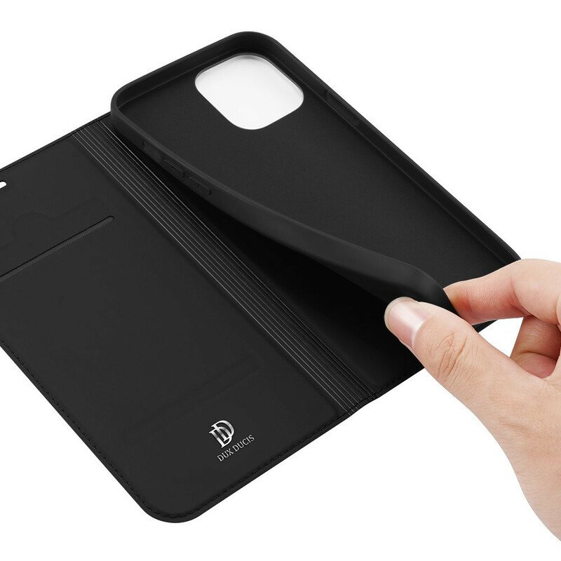 Beskyttelse Deksel Til iPhone 12 Mini Folio Deksel Skin Pro Series Dux Ducis