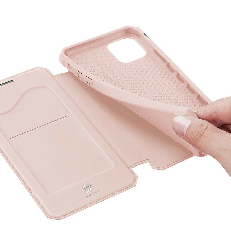 Beskyttelse Deksel Til iPhone 12 Mini Folio Deksel Skin X-serien Dux Ducis