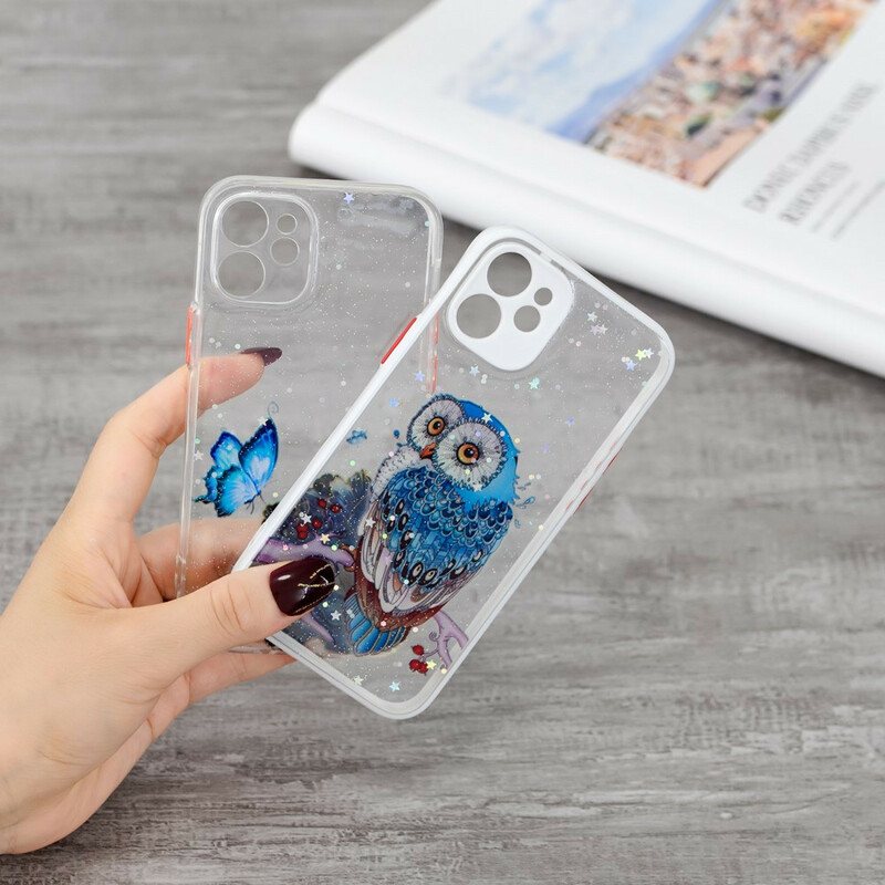 Deksel Til iPhone 12 Mini Floral Butterfly Hybrid