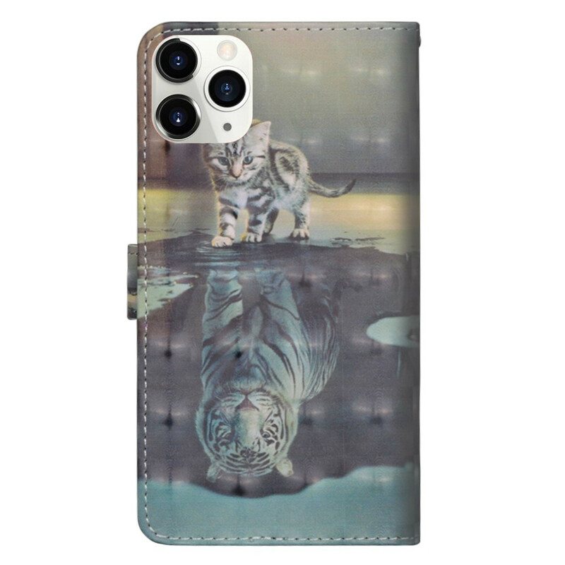 Folio Deksel Til iPhone 12 Mini Ernest The Tiger