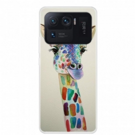Deksel Til Xiaomi Mi 11 Ultra Fargerik Giraff