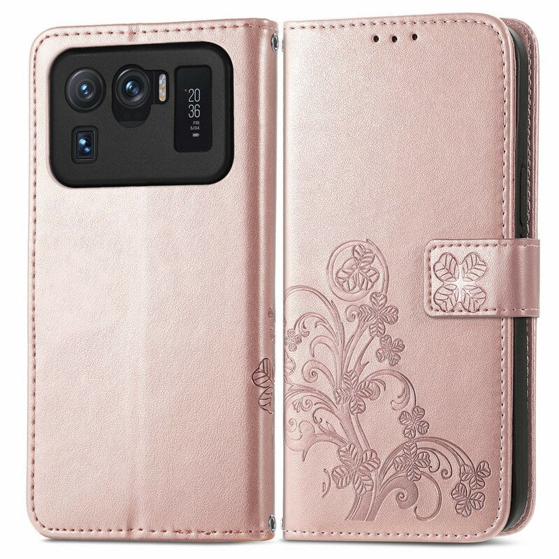 Lærdeksel Til Xiaomi Mi 11 Ultra Asiatiske Blomster