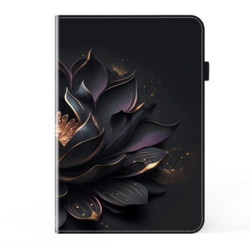 Etui Samsung Galaxy Tab S9 Fe Plus Lilla Lotus Beskyttelse Deksel