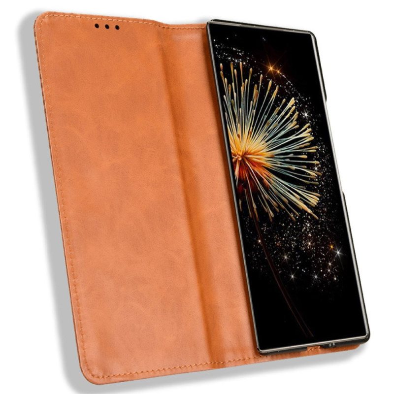 Folio Deksel Xiaomi Mix Fold 3 Vintage Frise Beskyttelse Deksel