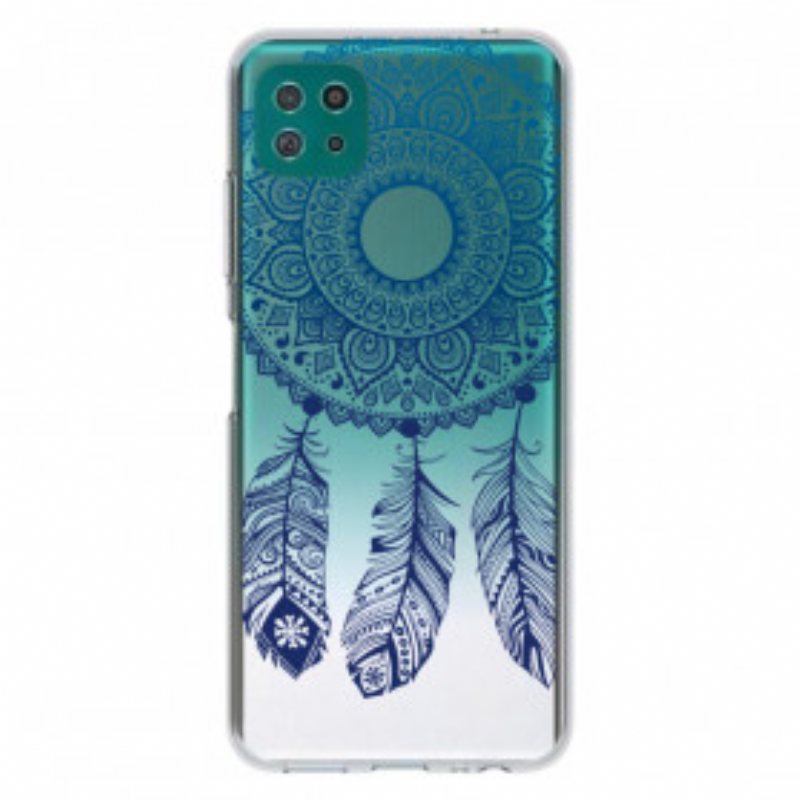 Deksel Til Samsung Galaxy A22 5G Single Flower Mandala