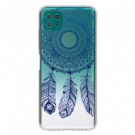 Deksel Til Samsung Galaxy A22 5G Single Flower Mandala