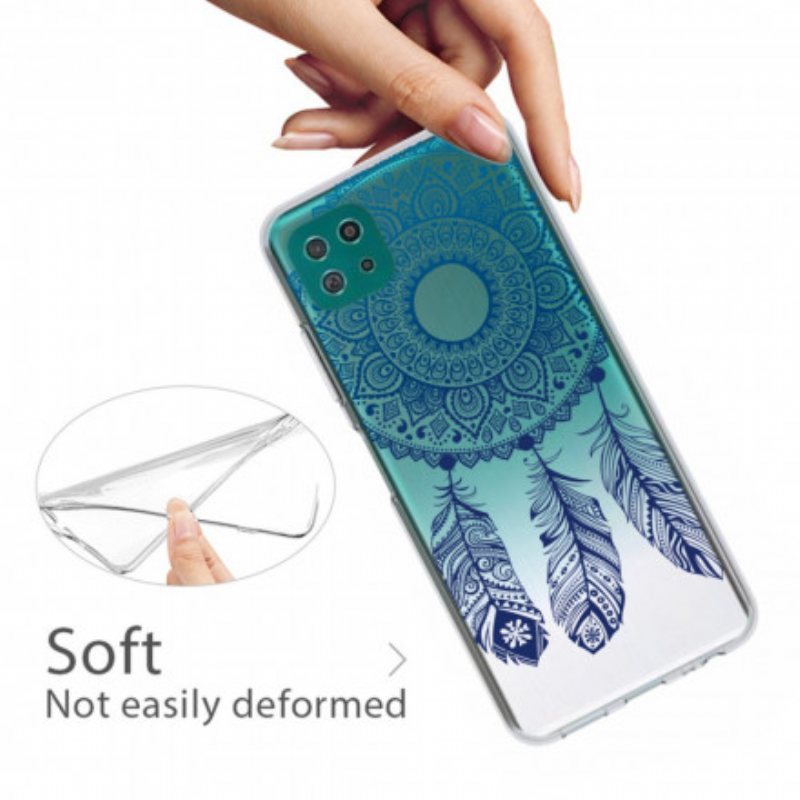 Deksel Til Samsung Galaxy A22 5G Single Flower Mandala