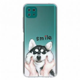 Deksel Til Samsung Galaxy A22 5G Smil Hund