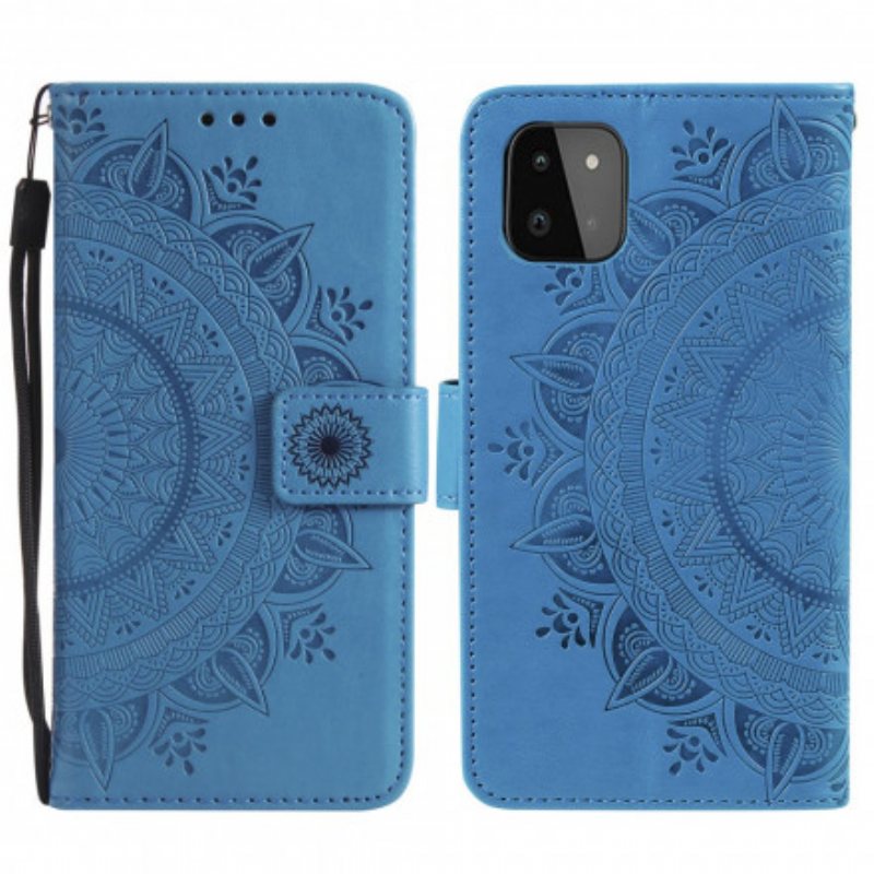 Folio Deksel Til Samsung Galaxy A22 5G Sol Mandala