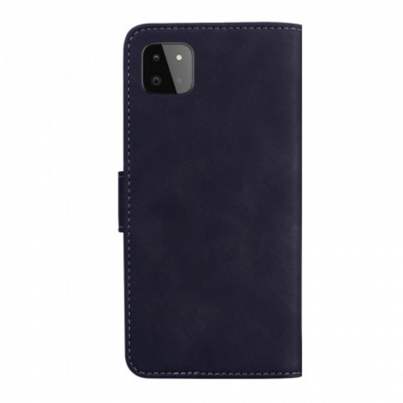 Folio Deksel Til Samsung Galaxy A22 5G Vintage Couture Skinnstil