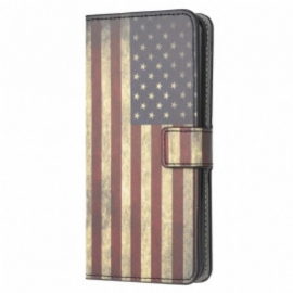 Lærdeksel Til Samsung Galaxy A22 5G Amerikansk Flagg