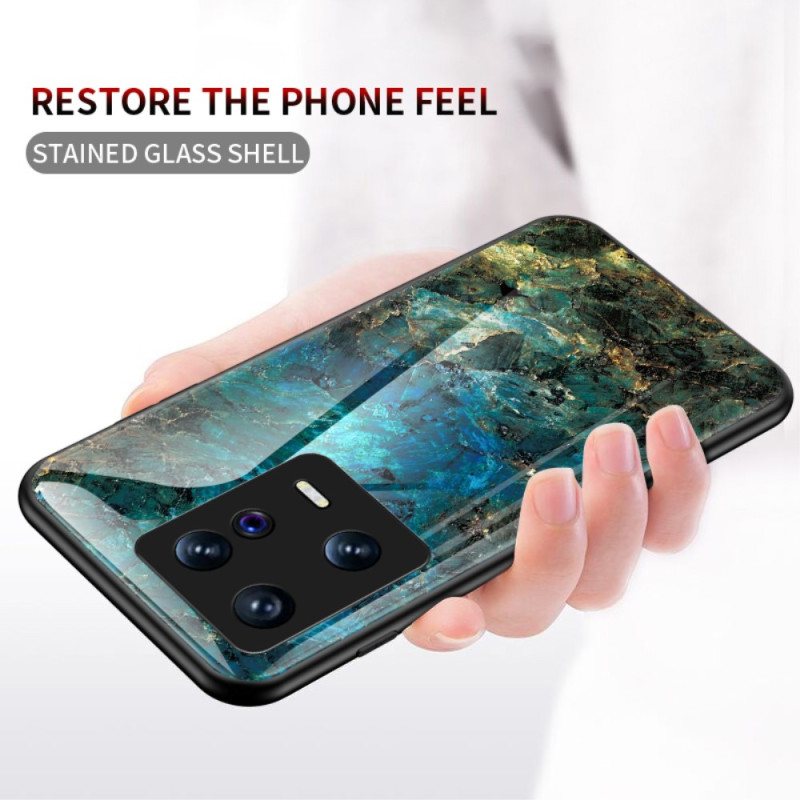 Deksel Til Xiaomi 13 Marmor Herdet Glass