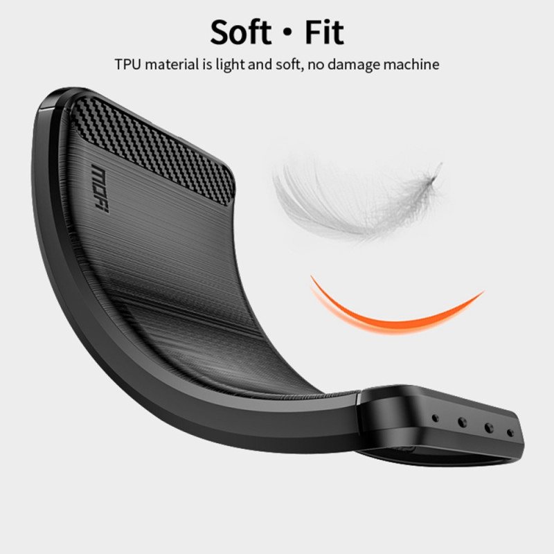 Deksel Til Xiaomi 13 Mofi Børstet Karbonfiber