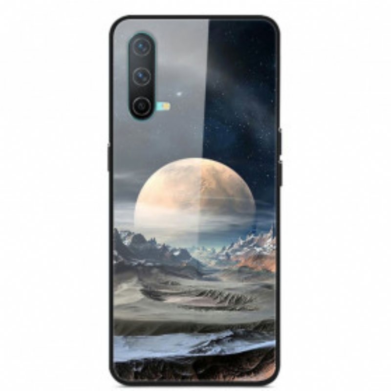 Deksel Til OnePlus Nord CE 5G Space Moon Herdet Glass