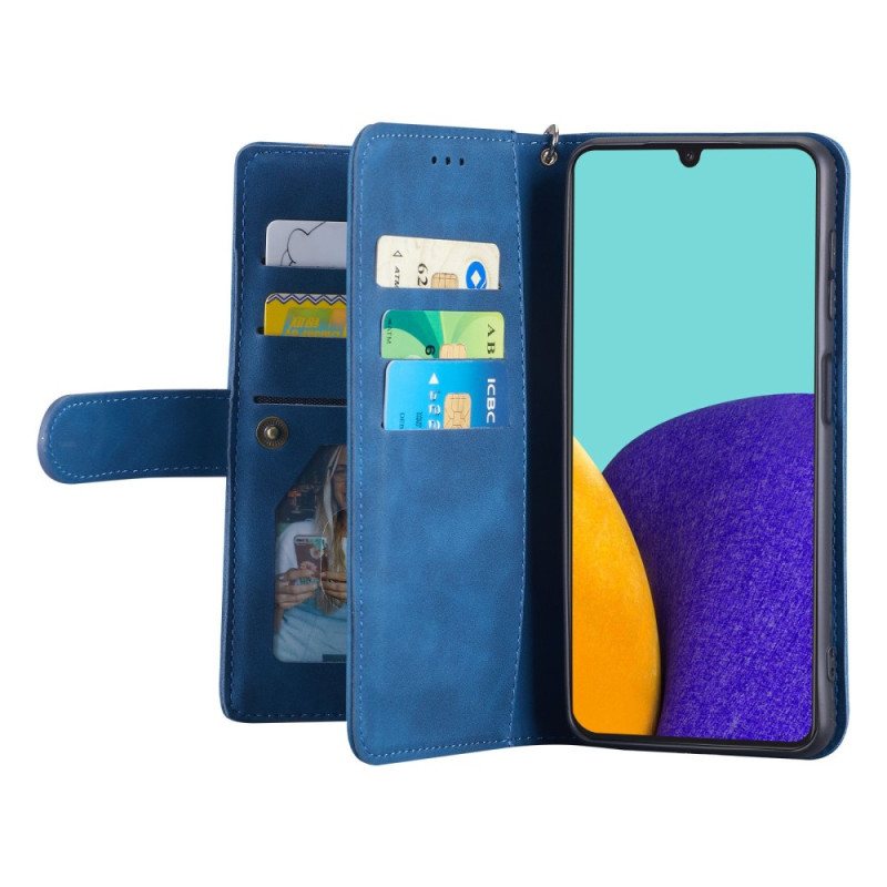 Folio Deksel Til Samsung Galaxy A23 5G Faux Leather 9 Casedance Kortholder