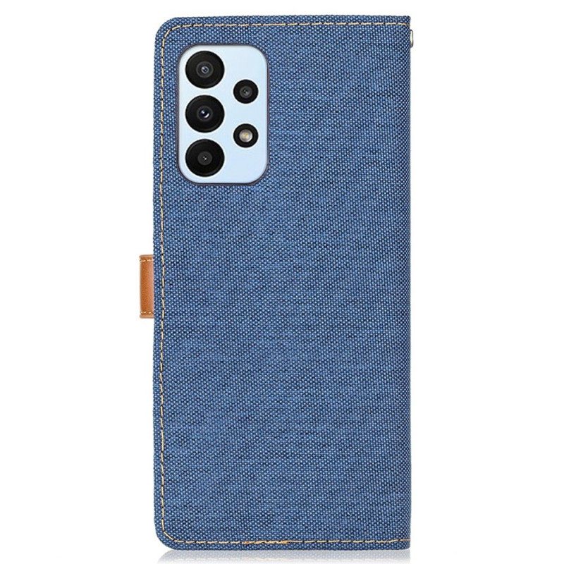 Folio Deksel Til Samsung Galaxy A23 5G Jeans