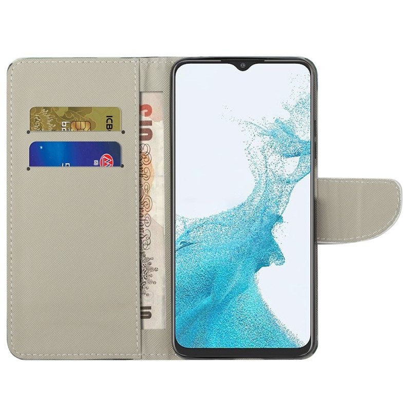 Folio Deksel Til Samsung Galaxy A23 5G Magiske Sommerfugler