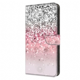 Folio Deksel Google Pixel 9 Pro Xl Gradient Glitter Beskyttelse Deksel