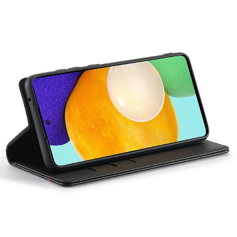 Beskyttelse Deksel Til Samsung Galaxy A72 4G / A72 5G Folio Deksel Karbonfiber Lc.imeeke