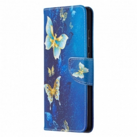 Folio Deksel Til Samsung Galaxy A72 4G / A72 5G Butterflies Kings