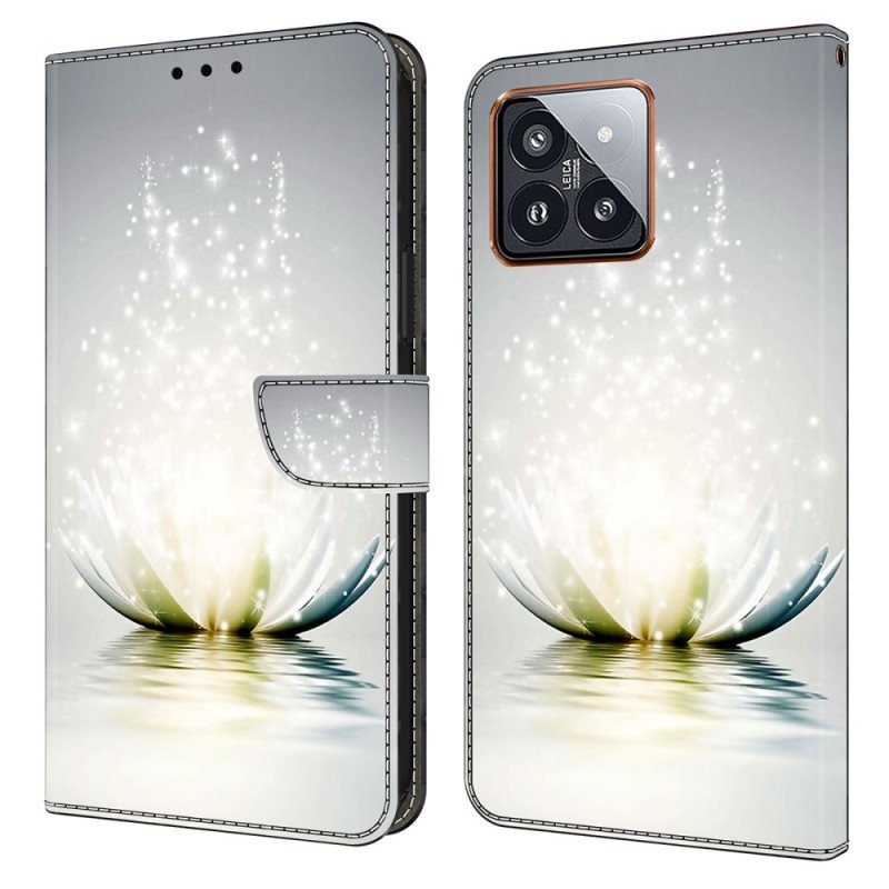 Folio Deksel Xiaomi 14 Pro Lotus