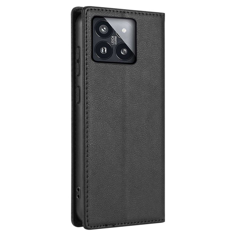 Folio Deksel Xiaomi 14 Pro Skinnstil