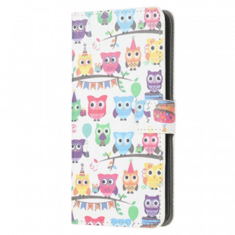 Folio Deksel Til Samsung Galaxy M53 5G Band Of Owls