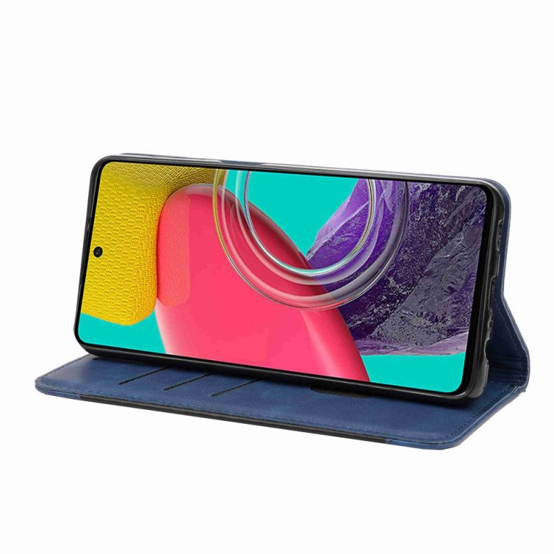 Folio Deksel Til Samsung Galaxy M53 5G Tofarget Eleganse