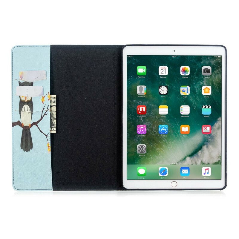 Etui Til iPad 10.2" (2020) (2019) Ugle Gren