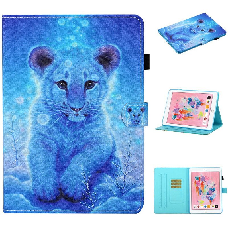 Folio Deksel Til iPad 10.2" (2020) (2019) Baby Tiger