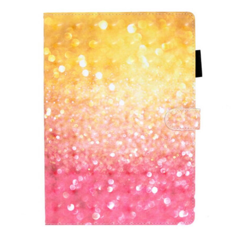 Lærdeksel Til iPad 10.2" (2020) (2019) Glittergradient